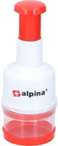 Alpina - Nerūdijančio plieno rankinis svogūnų / daržovių smulkintuvas su konteineriu