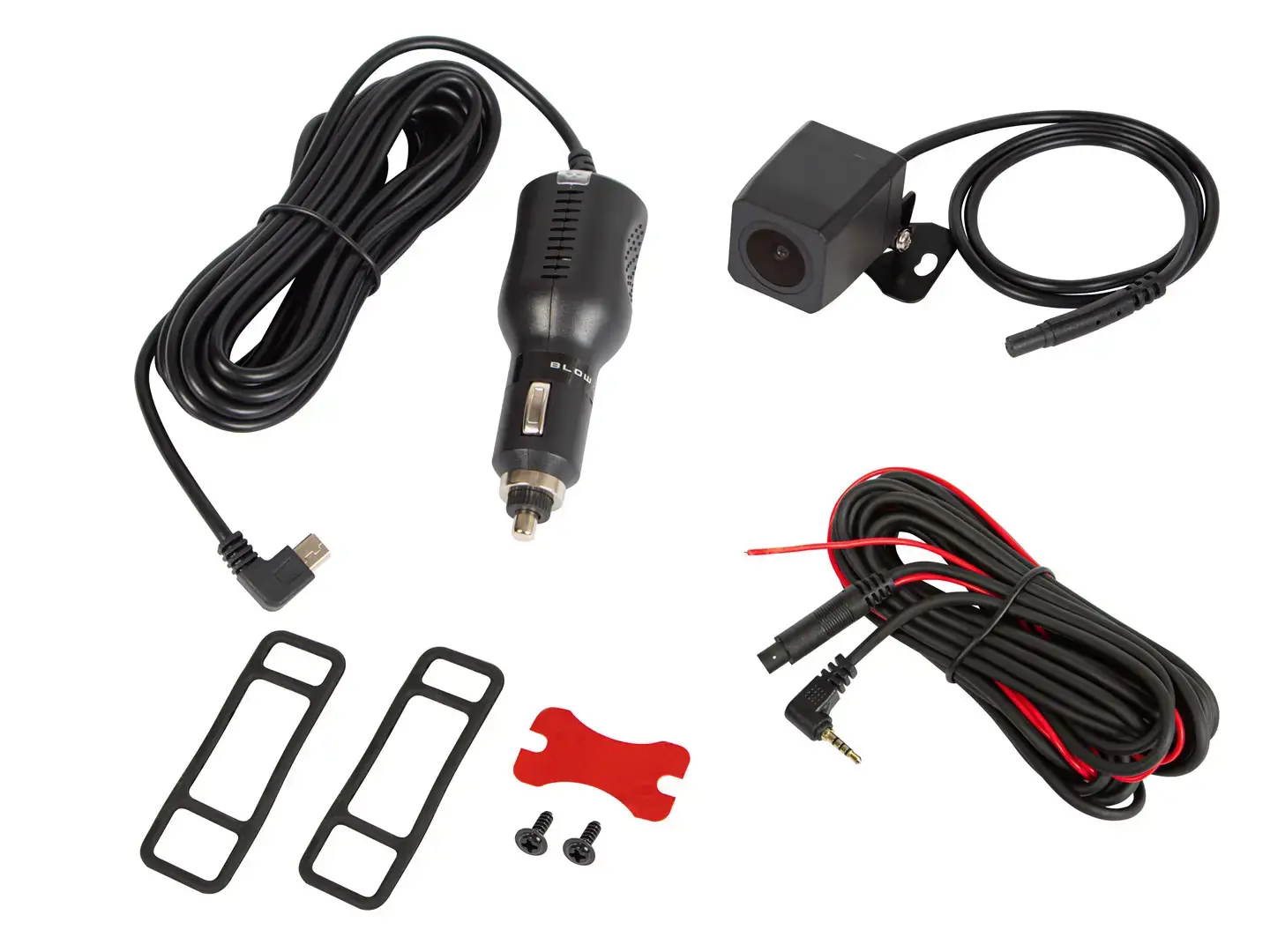BLACKBOX DVR F610 BLOW video recorder, 10" screen mirror + reversing camera