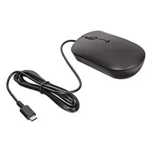 Lenovo GY51D20875, Ambidextrous, Optical, USB Type-C, 2400 DPI, Black