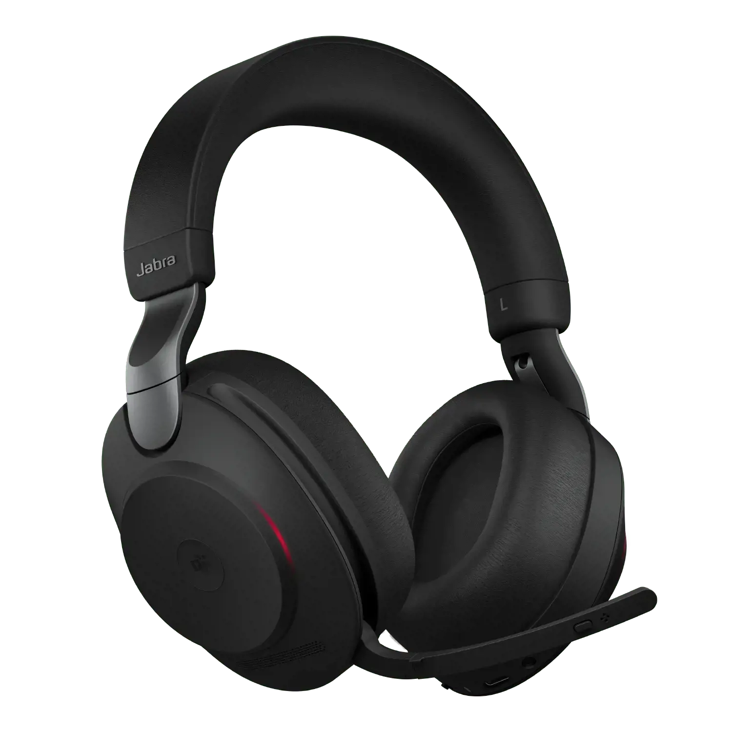 Jabra Evolve2 85 - Link380c MS Stereo, juoda, laidinė ir belaidė, biurui / skambučių centrui, 20 - 20000 Hz, 286 g, ausinės, juoda