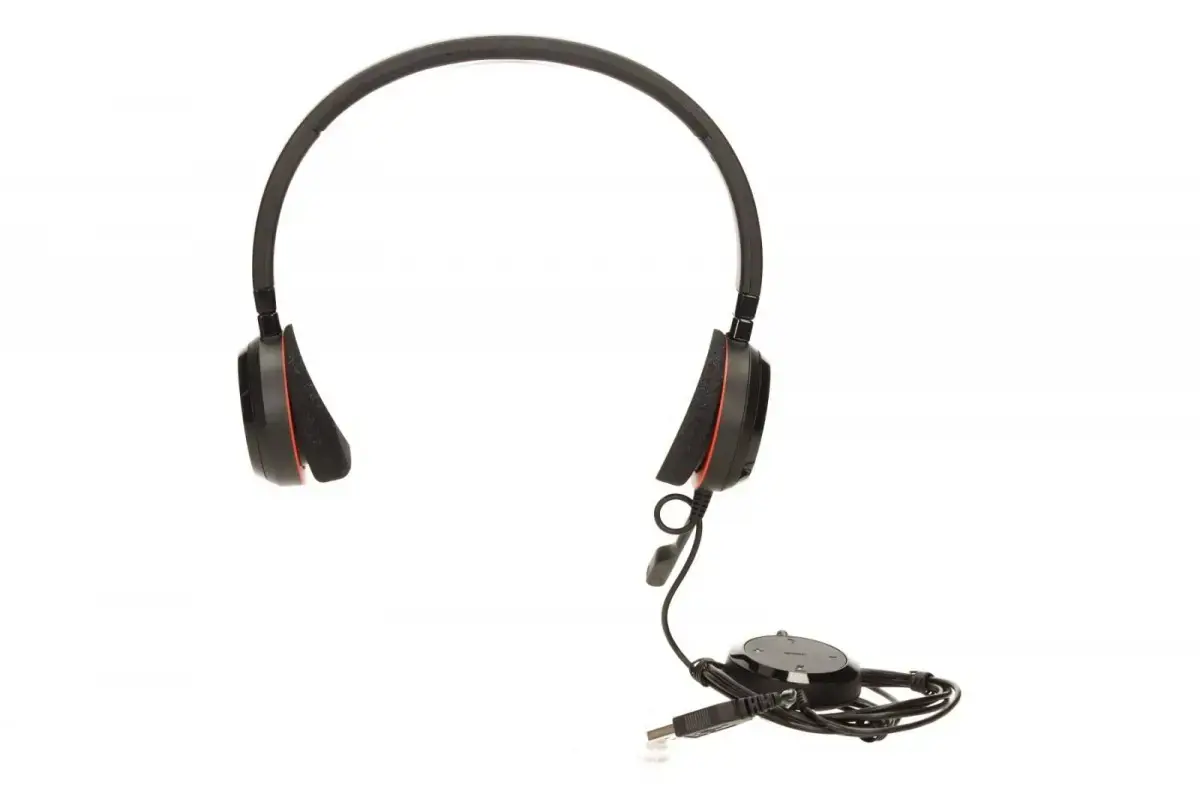 Jabra EVOLVE 20 MS Stereo, laidinis, biurui / skambučių centrui, 150 - 7000 Hz, 171 g, ausinės, juodos spalvos