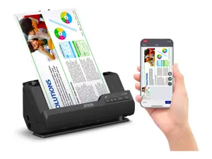 "Epson ES-C320W", 215,9 x 3048 mm, 600 x 600 DPI, 30 bitų, 24 bitų, 8 bitų, ADF + lapų skaitytuvas