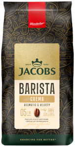 Kavos pupelės JACOBS Barista Crema 1kg