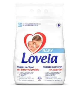 LOVELA Kūdikių skalbimo milteliai Color 4,1 kg