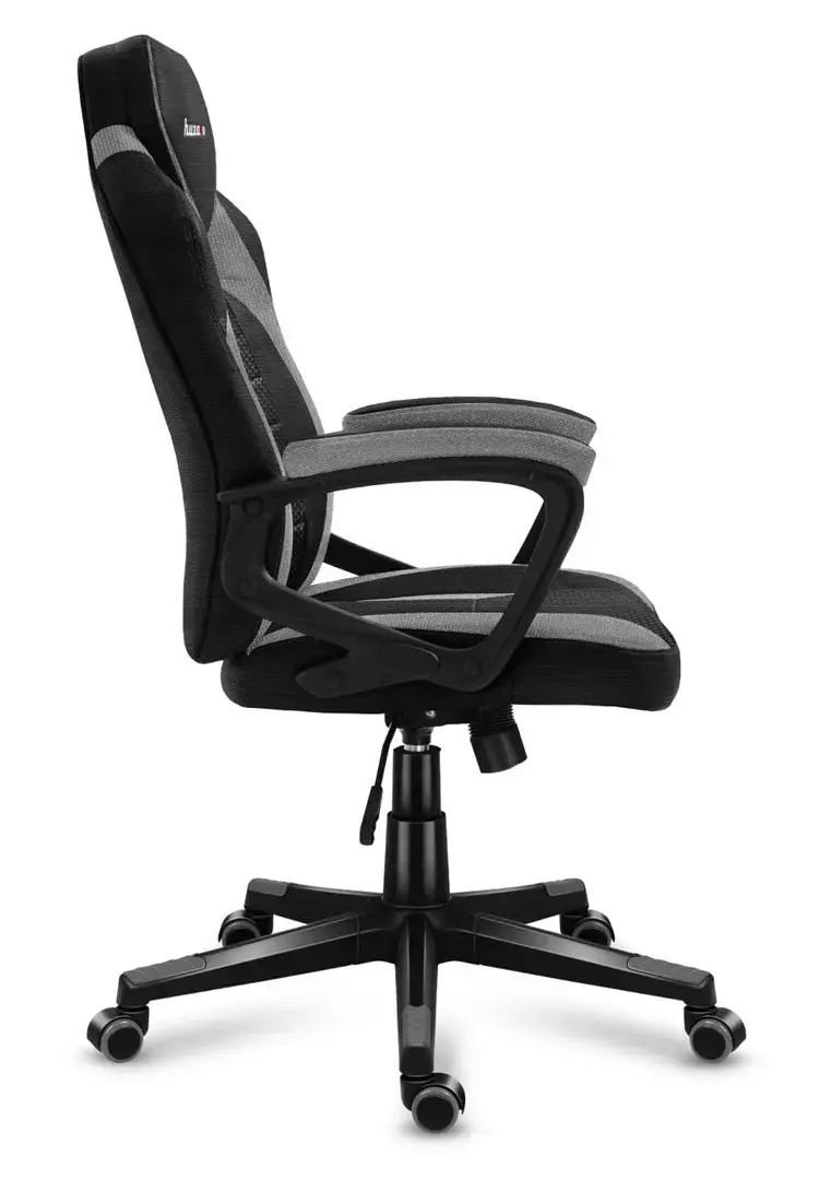 Huzaro FORCE 2.5 GREY MESH Žaidimų fotelis Tinklinė sėdynė Juoda, pilka