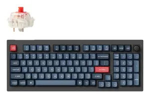 KEYCHRON V5 Max RGB - US Layout - Hot-Swappable Gateron Jupiter Red Wireless Keyboard