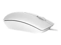 DELL MS116, dvipusis, optinis, USB Type-A, 1000 DPI, baltas