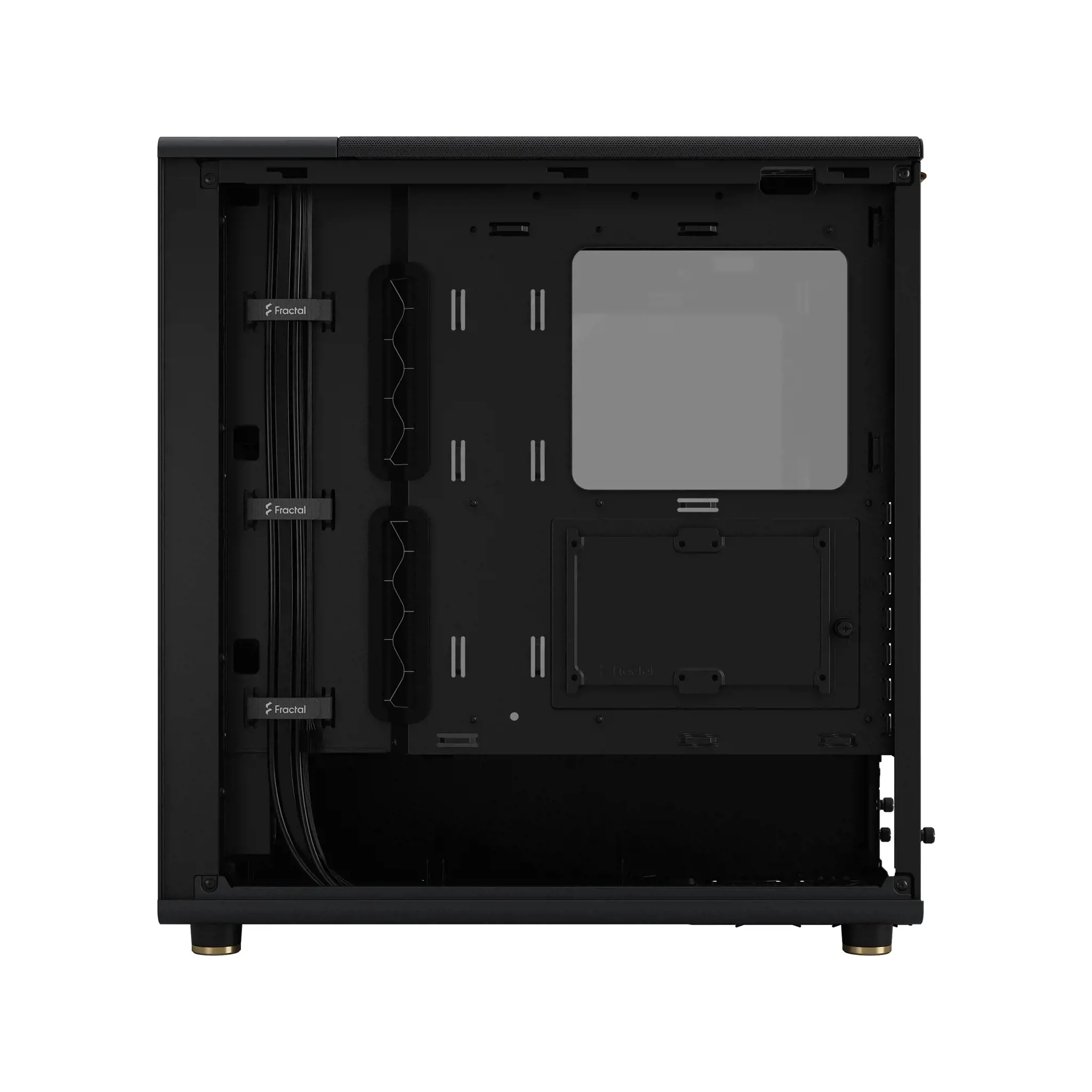 FRACTAL DESIGN North Charcoal Black TG Dark dėklas