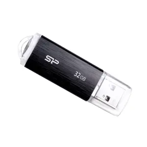 SILICONPOW SP032GBUF2U02V1K Silicon Power atmintinė USB Ultima U02 32GB USB 2.0 juoda