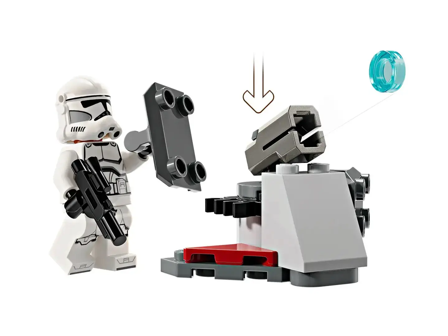 LEGO STAR WARS 75372 CLONE TROOPER & BATTLE DROID BATTLE PACK