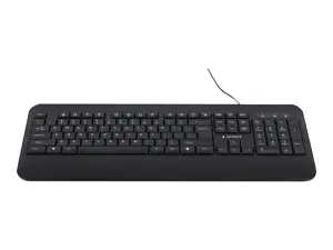 GEMBIRD KB-UML-03 Slim Rainbow backlight multimedijos klaviatūra, juoda, JAV išdėstymo