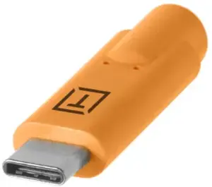 "Tether Tools Pro" kabelis USB-C - USB-C 4,6 m, oranžinis