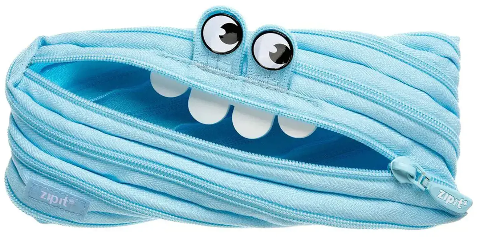 Penalas-pieštukinė ZIPIT Gorge Monster Pouch, GO-1, mėlyna