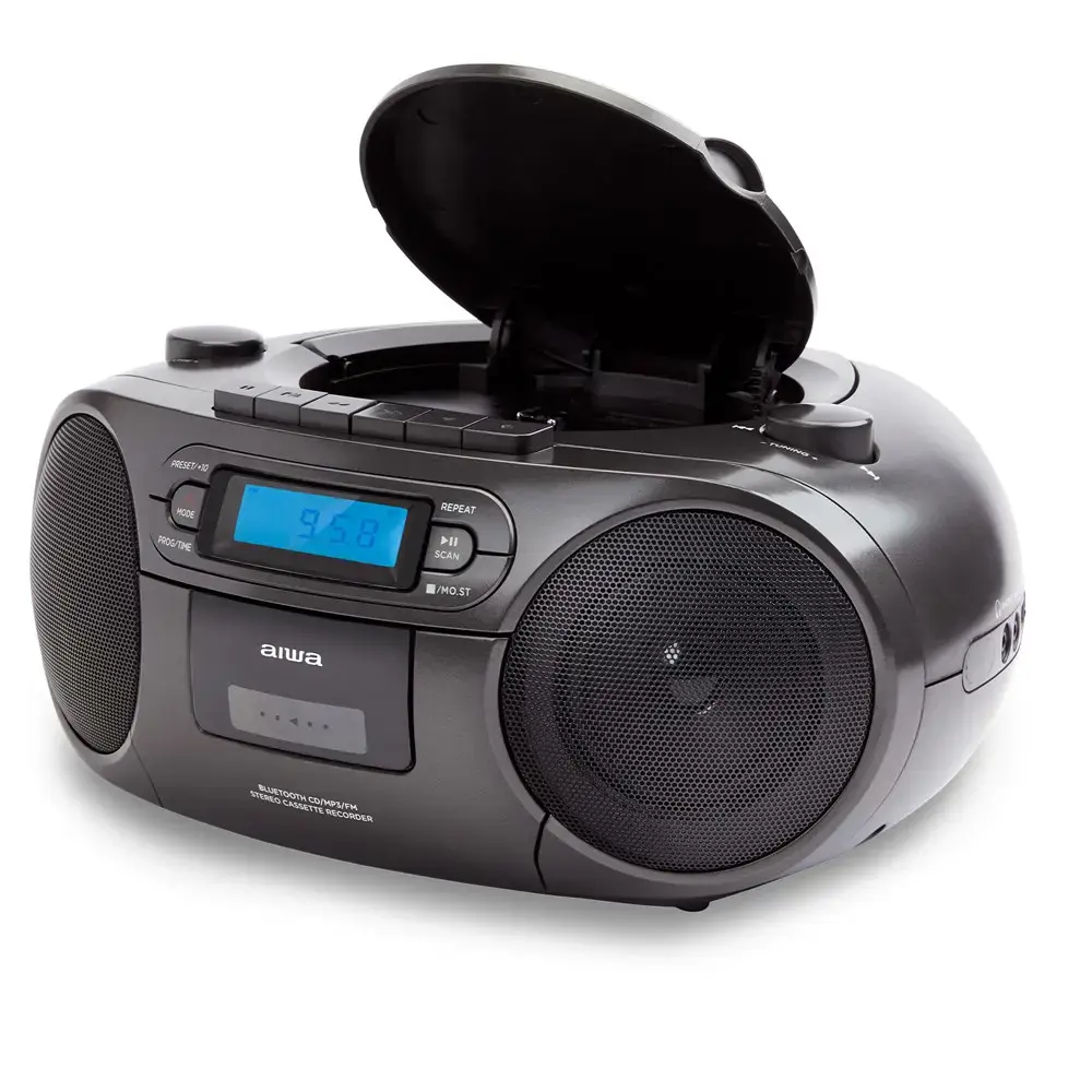 "Aiwa BBTC-550BK" nešiojamoji stereo sistema Digital 6 W Black