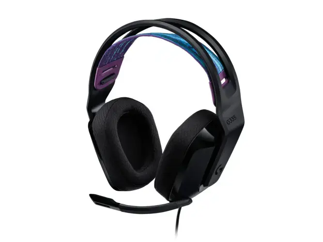LOGITECH G335 laidinės žaidimų ausinės - BLACK - 3,5 MM