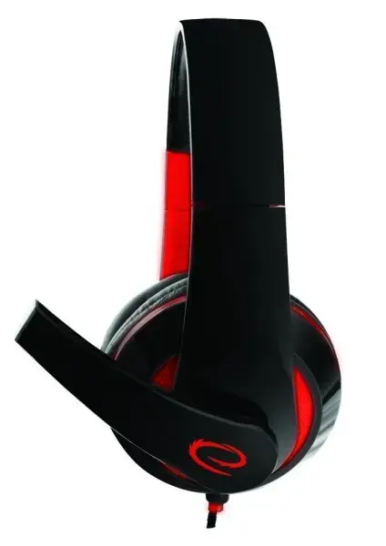 "ESPERANZA" STEREO AUSINĖS SU MIKROFONU ŽAIDĖJAMS "CONDOR RED