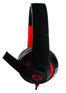 "ESPERANZA" STEREO AUSINĖS SU MIKROFONU ŽAIDĖJAMS "CONDOR RED