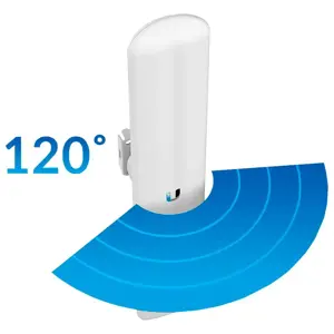 UBIQUITI LAP-120 Ubiquiti LAP-120 LiteAP ac 2x2 MIMO airMAX ac 5 GHz 16dBi 120 Degrees Sector with AP