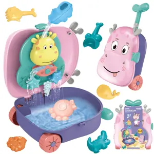 WOOPIE smėlio rinkinys 3in1 lagaminas elniukas + vandens žaislas