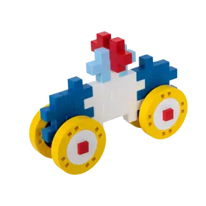 Plus Plus konstruktorius DIDELĖS detalės Statyk ir važiuok 70