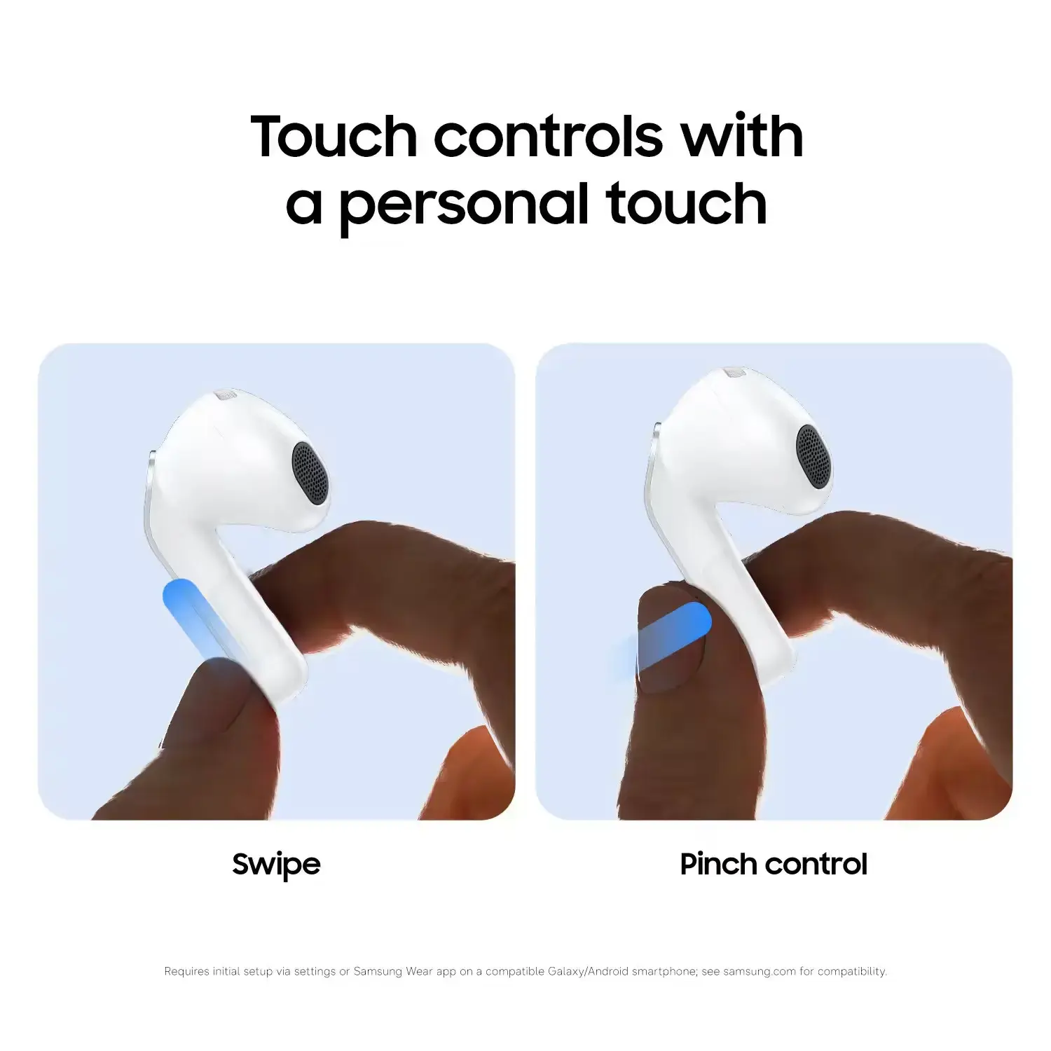 Samsung Galaxy Buds4 Belaidės ausinės Earbuds, Bluetooth, Balta