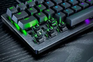 "Razer" mini žaidimų klaviatūra "Huntsman V3 Pro" laidinė šiaurietiška analoginė optinė juoda