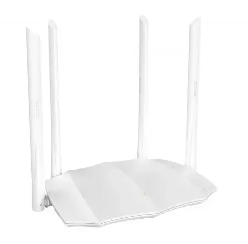 Tenda AC5 v3.0 1200MBPS DUAL-BAND ROUTER belaidis maršrutizatorius Dviejų dažnių (2,4 GHz / 5 GHz) Fast Ethernet White