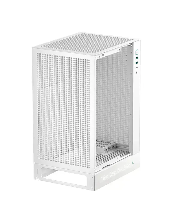 Deepcool PC Gaming Case | CH170 DIGITAL | White | Mini ITX | ATX PS2
