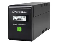 PowerWalker VI 600 SW - UPS - AC 220/230/240 V - 360 Watt - 600 VA 7 Ah - USB - output connectors: 3 - black