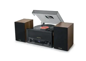 "Muse Turntable Micro System" MT-120MB USB prievadas, AUX įvestis