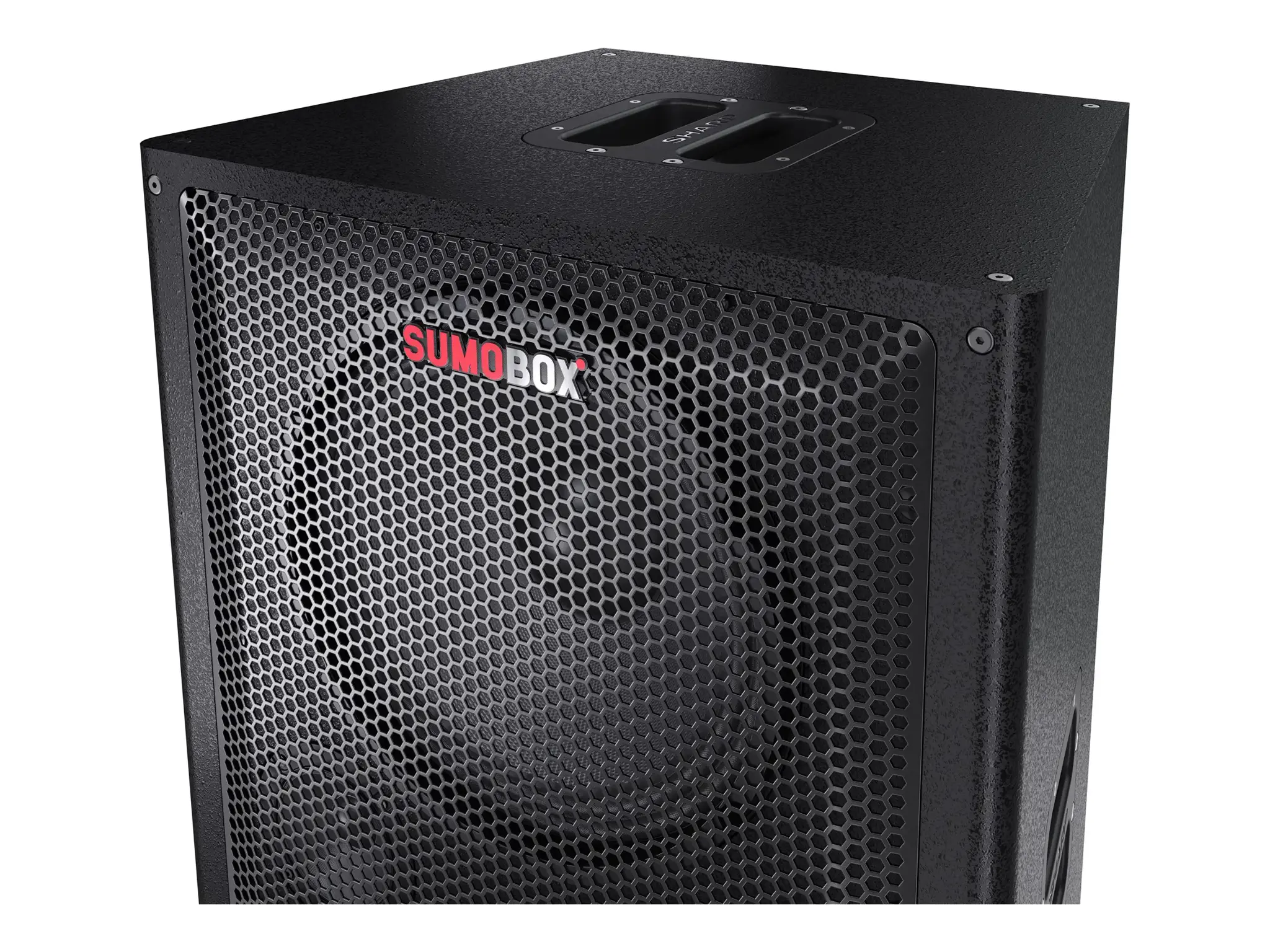"Sharp SumoBox CP-LS200" didelio našumo nešiojamasis garsiakalbis