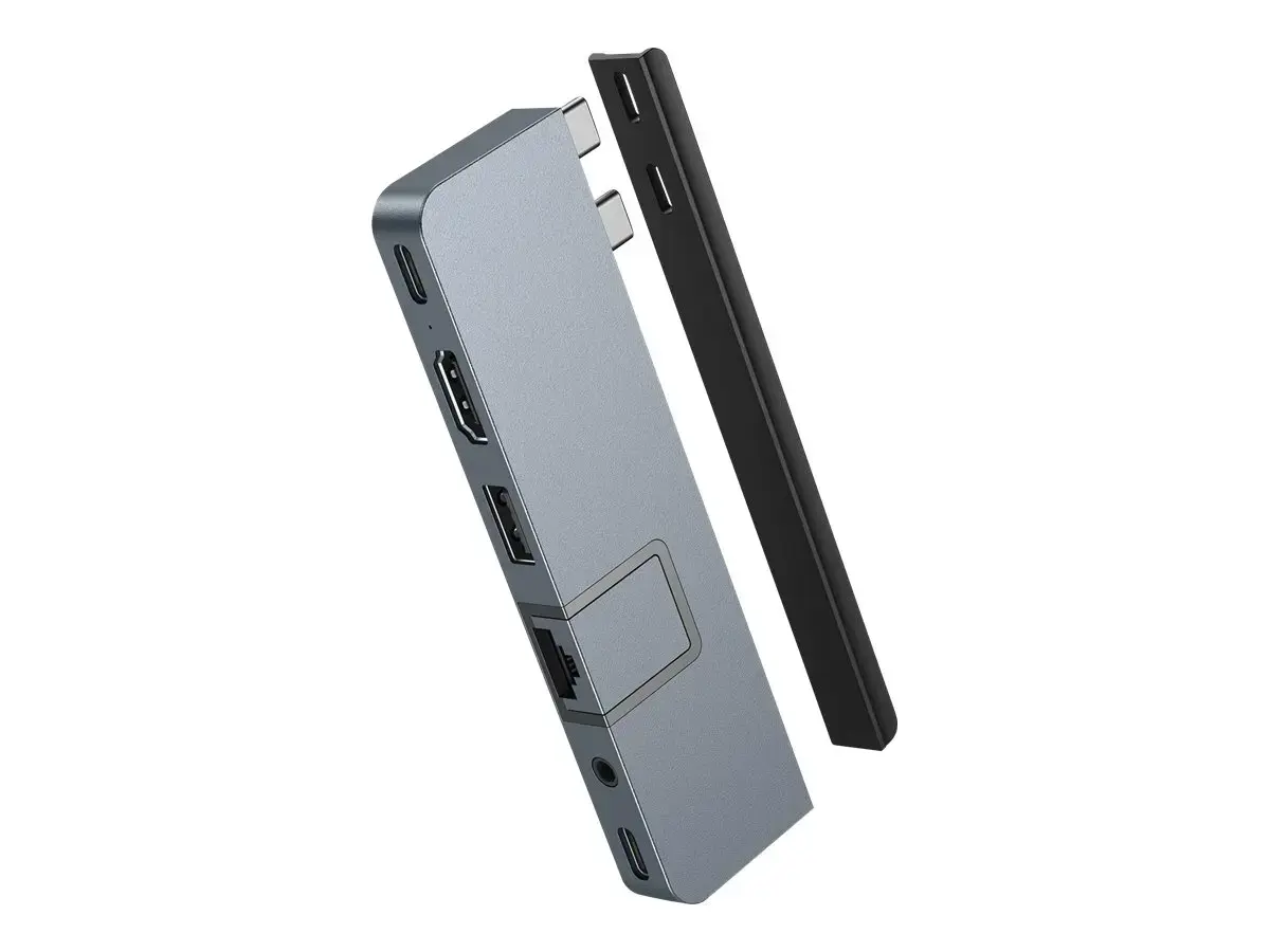 USB šakotuvas "Hyper HD575-GRY-GL