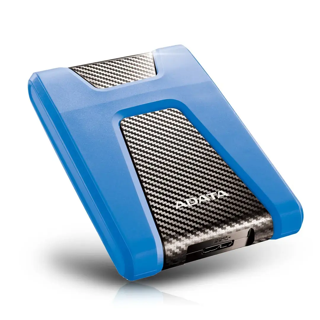 ADATA HD650 išorinis kietasis diskas (1 TB; 2,5"; USB 3.2; mėlynos spalvos)