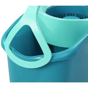 LEIFHEIT Clean Twist Mop Ergo mobili šlavimo sistema / kibiras Vienas bakas Mėlyna