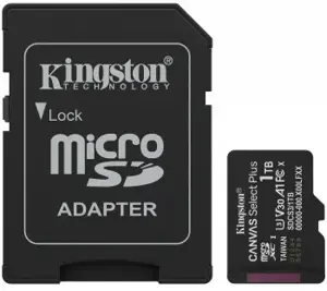 KINGSTON 1TB MICROSDXC CANVAS SELECT PLUS GEN3 CARD+ SD-ADAPTER