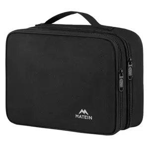 Travel bag with organizer for cables / electronics M Matein 1225 Black