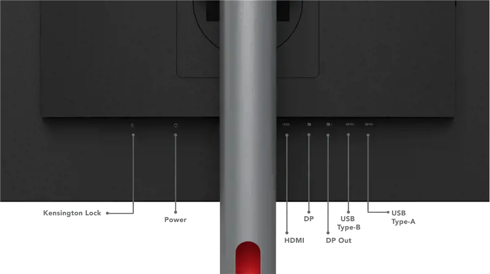 Monitorius Lenovo ThinkVision P27q-30, 68.6 cm (27"), 2560 x 1440 pixels, LED, 6 ms, Black