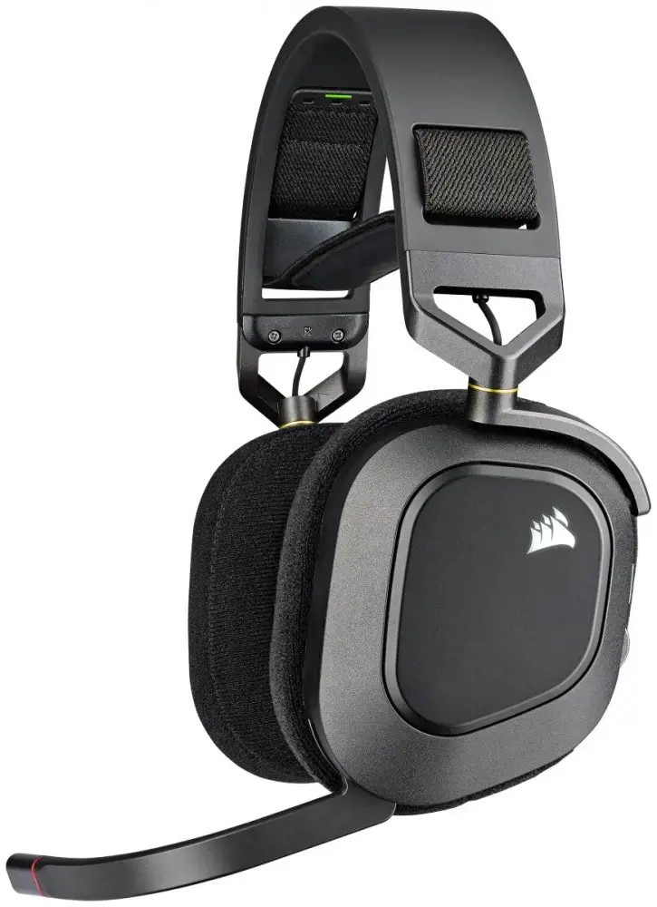 CORSAIR HS80 RGB belaidės ausinės Carbon