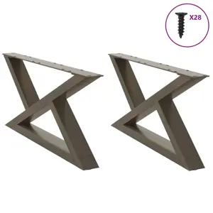 Kavos staliuko kojelės, 2 vnt., natūralus plienas, 70x(30-31,3) cm, plienas