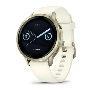 Garmin Venu 4 3.05 cm (1.2") AMOLED 41 mm Digital 390 x 390 pixels Touchscreen Gold Wi-Fi GPS (sate…