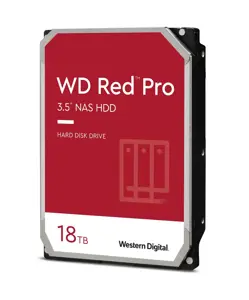 "WD Red Pro" 18 TB 6 Gb/s SATA 512 MB spartinančiosios atminties vidinis 3,5 colio kietasis diskas