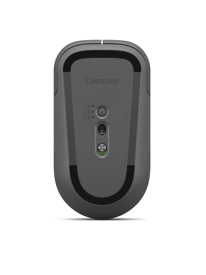 Lenovo Pro Plus 6050, Ambidextrous, Optical, RF Wireless + Bluetooth, 2400 DPI, Grey