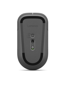 Lenovo Pro Plus 6050, Ambidextrous, Optical, RF Wireless + Bluetooth, 2400 DPI, Grey