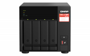 QNAP TS-473A, NAS, bokštinis, "Ryzen Embedded", V1500B, juodas