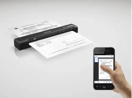 "Epson WorkForce ES-60W", 600 x 600 DPI, 48 bitų, 24 bitų, 16 bitų, 8 bitų, 4 sek.