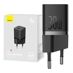 Mini sieninis įkroviklis Baseus GaN5 30W (juodas)
