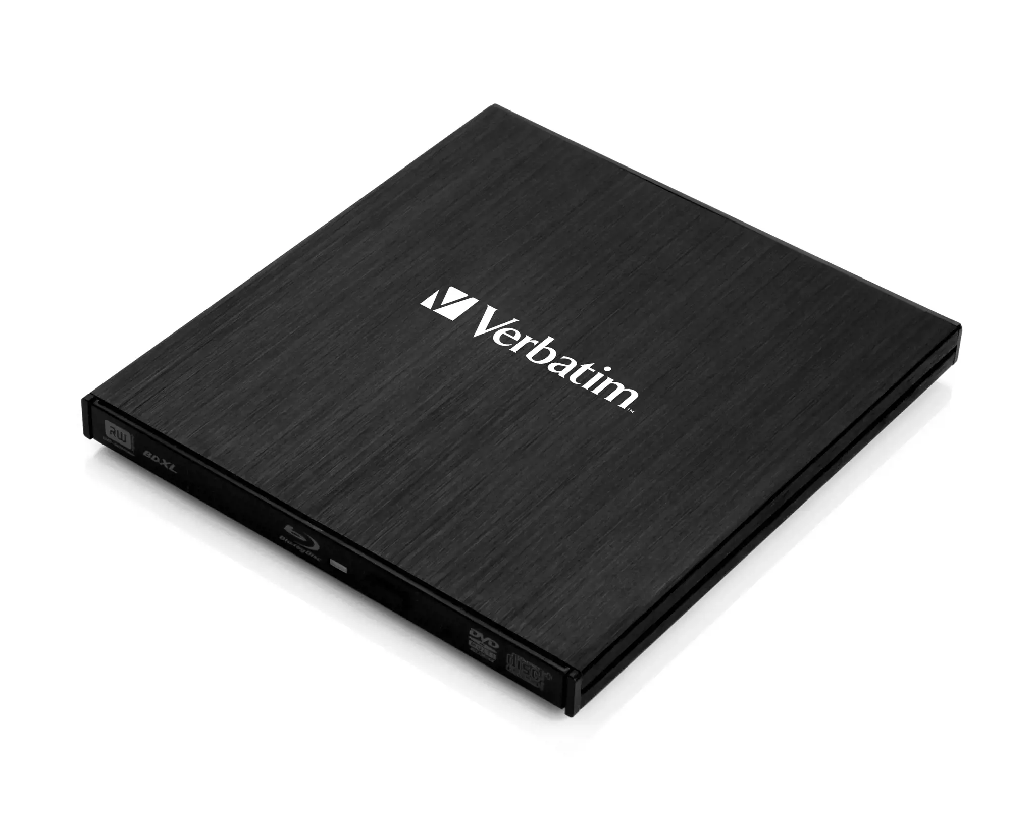 "Verbatim" išorinis plonas, juodas, lizdas, stalinis / nešiojamasis kompiuteris, "Blu-Ray RW", USB 3.2 Gen 1 (3.1 Gen 1), 145 mm