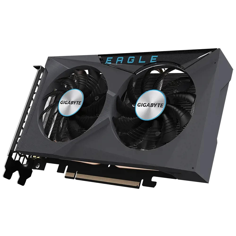 Vaizdo plokštė GIGABYTE Radeon RX 6400 4 GB, GDDR6, 64 bitai, GV-R64EAGLE-4GD