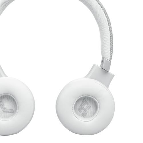 JBL belaidės ausinės "Live 670NC", baltos spalvos