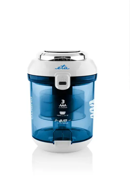 ETA dulkių siurblys Ambito ETA051690000 Dulkių siurblys be maišelio, galia 700 W, dulkių talpa 1,5 l, baltas